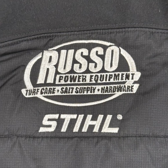 Dickies Storm Puffer Softshell Racing Jacket kids L Russo Stihl Power Equipment - Picture 7 of 9